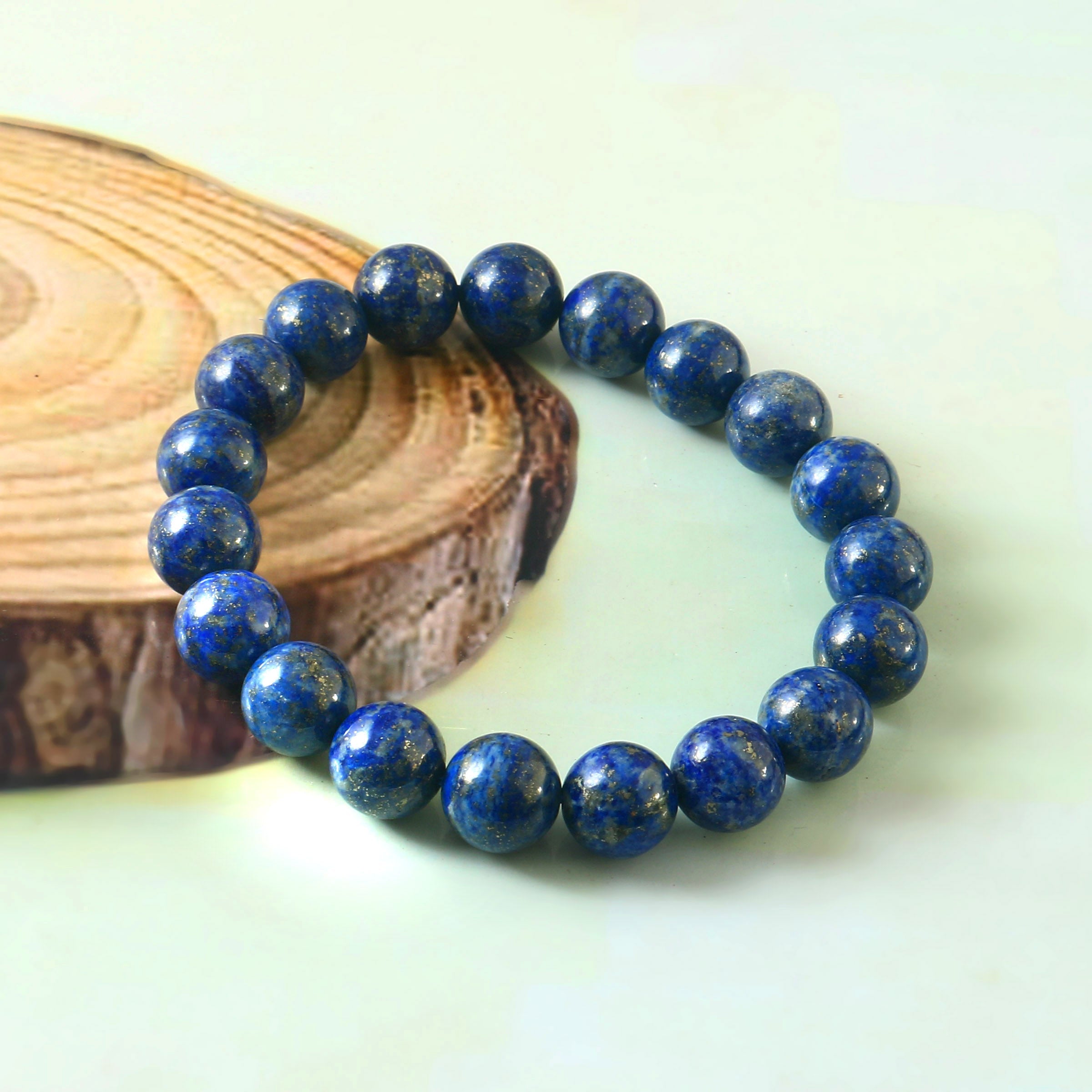 Genuine Lapis Lazuli Bracelet – Natural Stone Beads for Women and Men, 8mm Healing Crystal Jewelry #LapisLazuliBracelet #NaturalStoneJewelry #HealingCrystals #UnisexBracelet #EnergyBalance