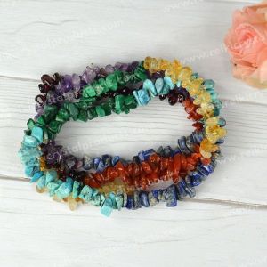 7 Chakra Uncut chips Mala