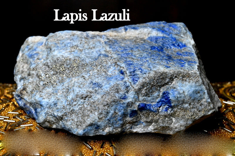 Lapis Lazuli Rough Stone - Mineral Specimen - Raw Crystals