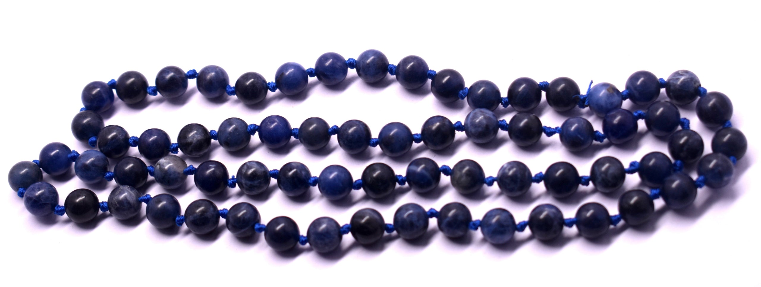 Lepidolite 8mm knotted Mala