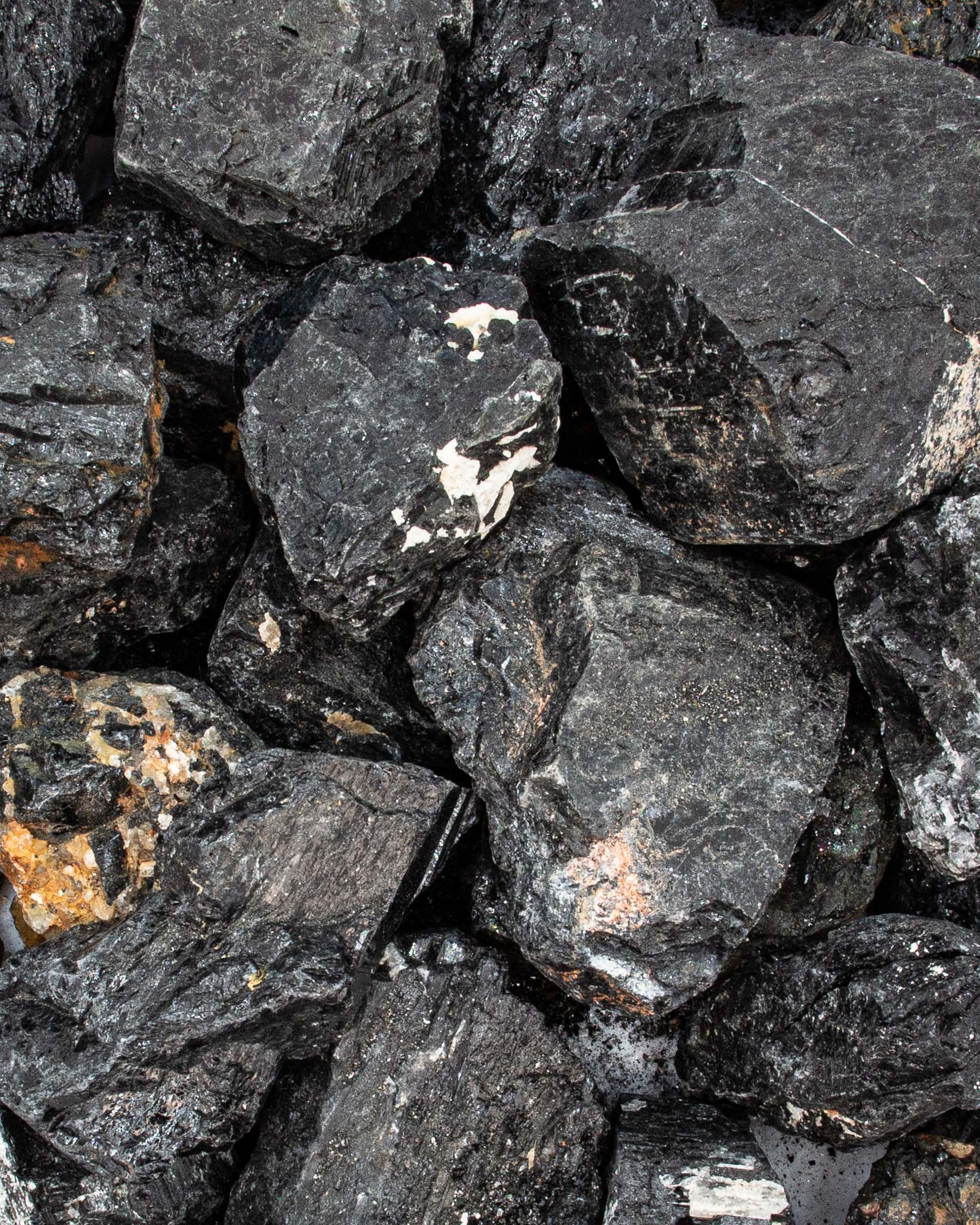 Natural Black Tourmaline Raw Crystal Stone,