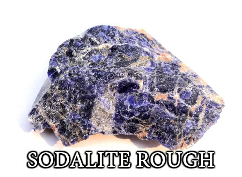 Sodalite Rough Healing Crystal  - Throat Chakra Stone - Healing Crystals & Stones