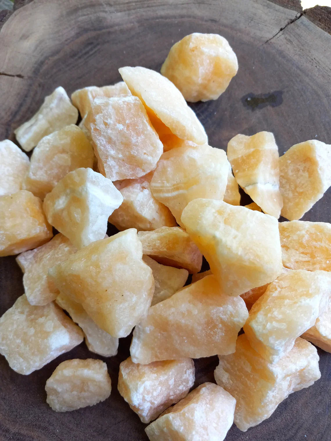 Yellow Calcite Raw Crystal Stone -