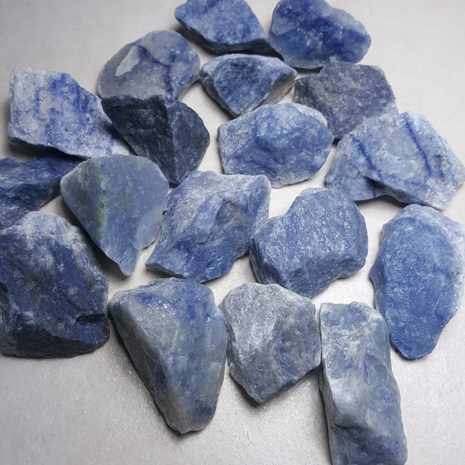 Blue Aventurine Raw Crystal Stone - Healing Crystals - Throat Chakra,