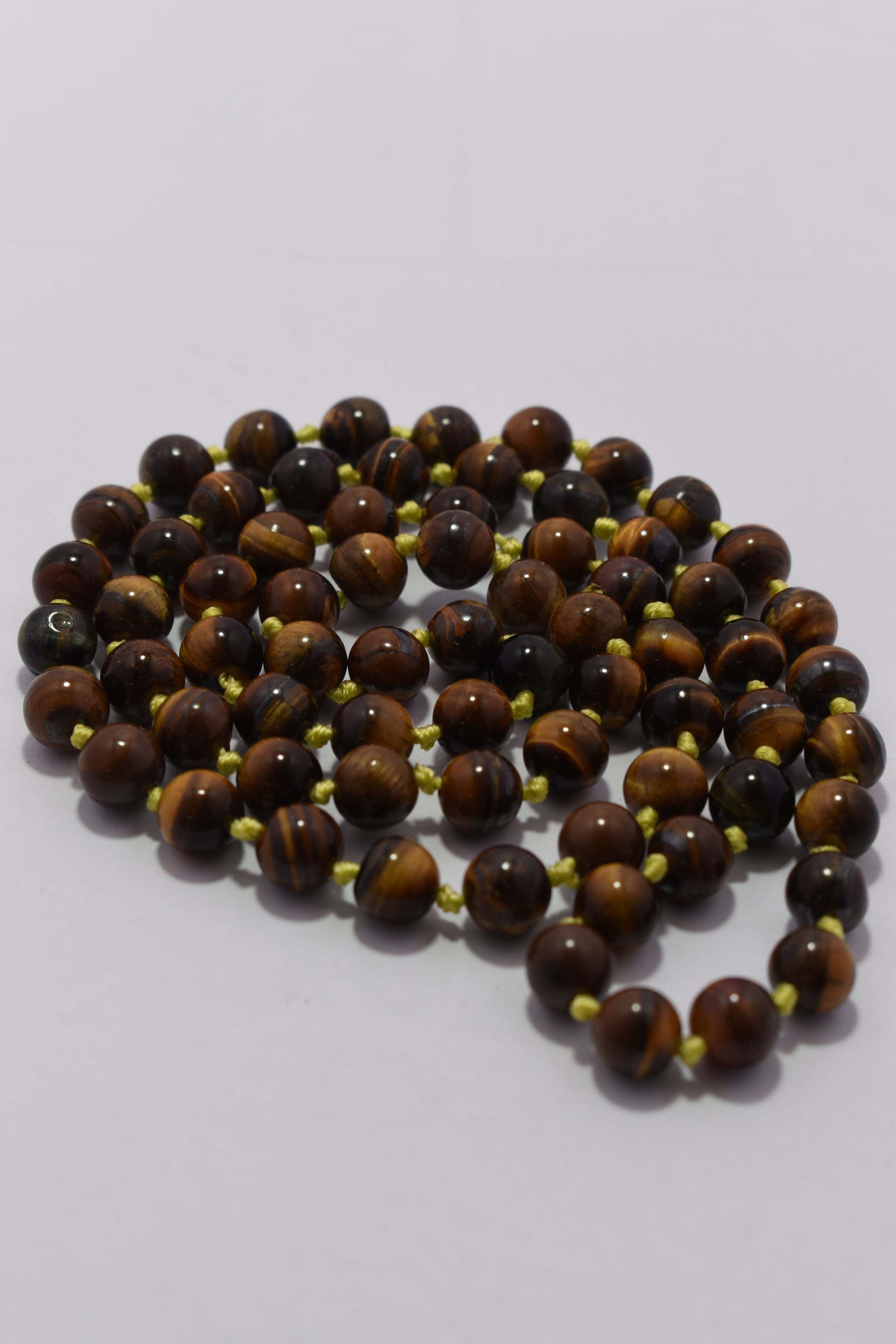 Natural Tiger Eye 8mm Mala