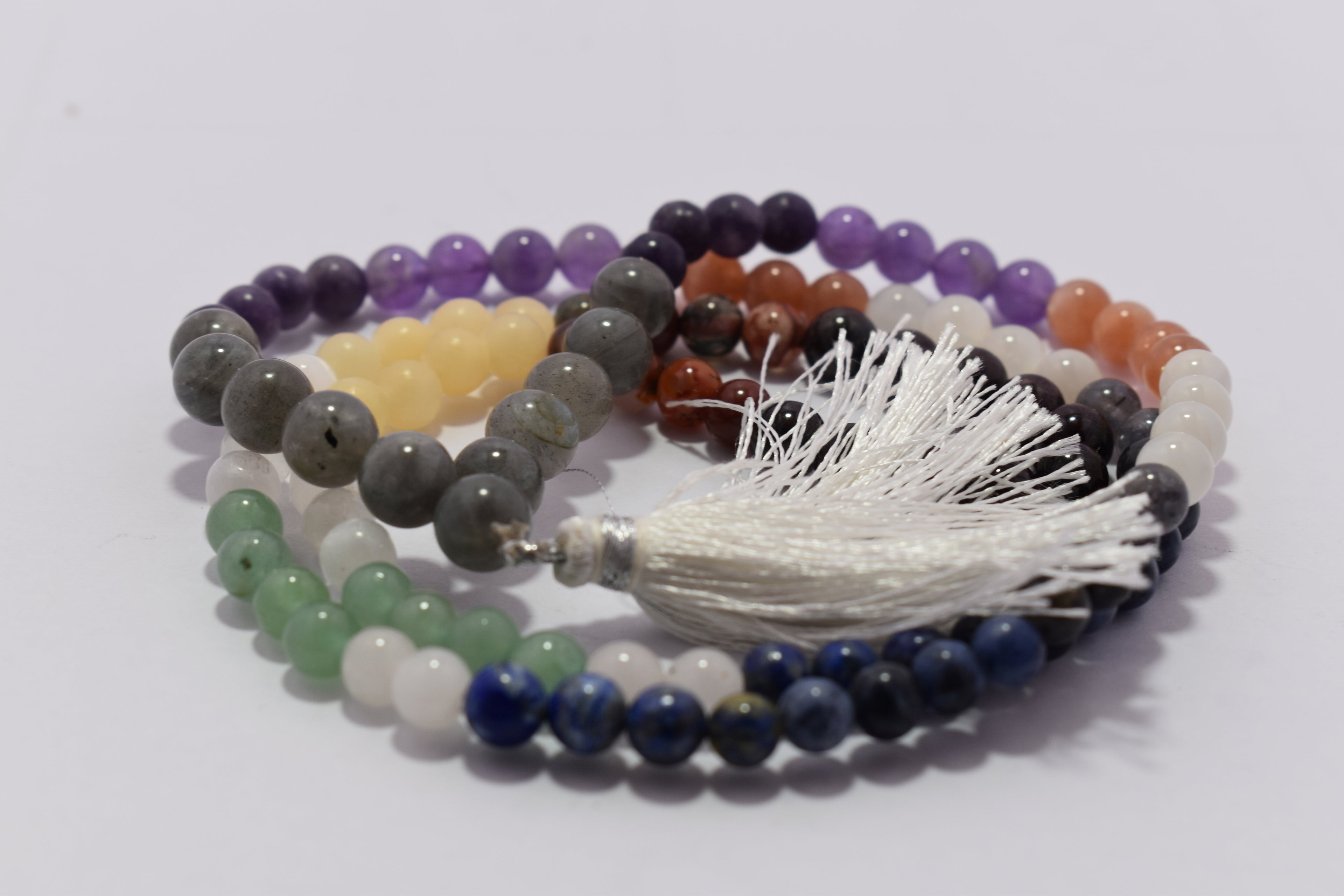 14 Chakra 8mm mala