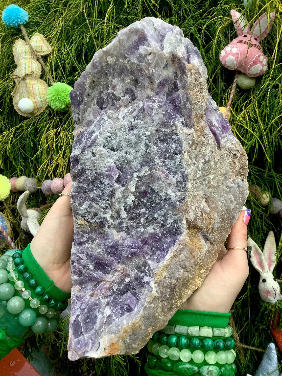  Amethyst Raw Gemstone – Large Size 5 Kg, Ideal for Healing and Energy Cleansing #Amethyst #Healing #EnergyCleansing #CrystalHealing #NaturalGemstone