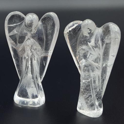 Beautiful Natural Clear Quartz Crystal Angels Pairs 2'' Inches - Healing Angels for Spiritual Energy and Protection #ClearQuartzAngels #NaturalClearQuartz #CrystalAngels #HealingAngels #SpiritualEnergy #ProtectionCrystals #ClearQuartzHealing #EnergyHealing #CrystalHealing #HealingStones #MeditationCrystals #ChakraHealing