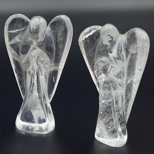 Beautiful Natural Crystal Quartz Angel Pairs 2'' Inches - Healing Angels for Spiritual Growth and Protection #NaturalCrystalQuartzAngels #CrystalQuartzAngels #HealingAngels #EnergyHealing #SpiritualGrowth #ProtectionCrystals #CrystalHealing #ClearQuartzHealing #HealingStones #MeditationCrystals #ChakraHealing