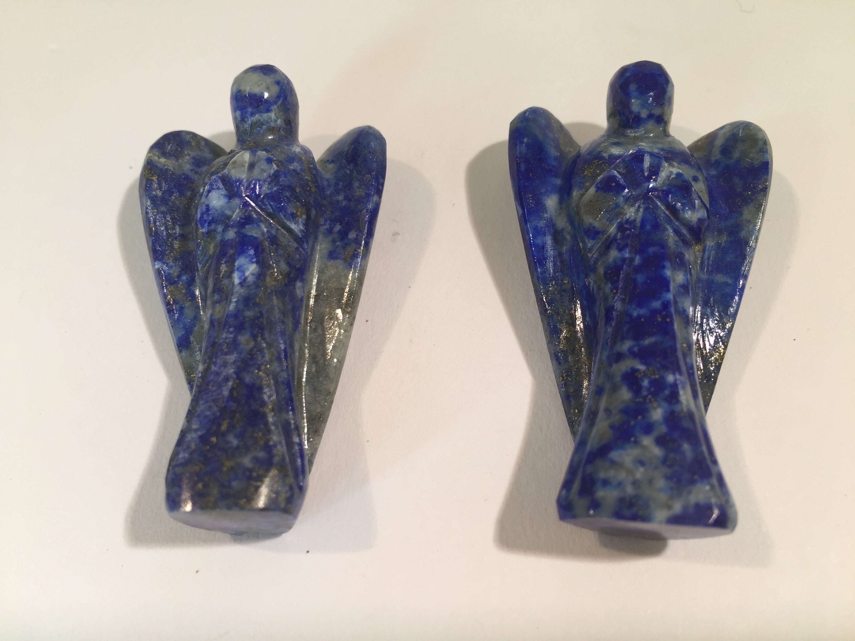 Beautiful Natural Lapis Lazuli Angels Pairs 2'' Inches - Healing Angels for Wisdom and Spiritual Growth #NaturalLapisLazuliAngels #LapisLazuliAngels #HealingAngels #WisdomCrystals #SpiritualGrowth #LapisLazuliHealing #CrystalHealing #EnergyHealing #HealingStones #MeditationCrystals #ChakraHealing #SpiritualHealing