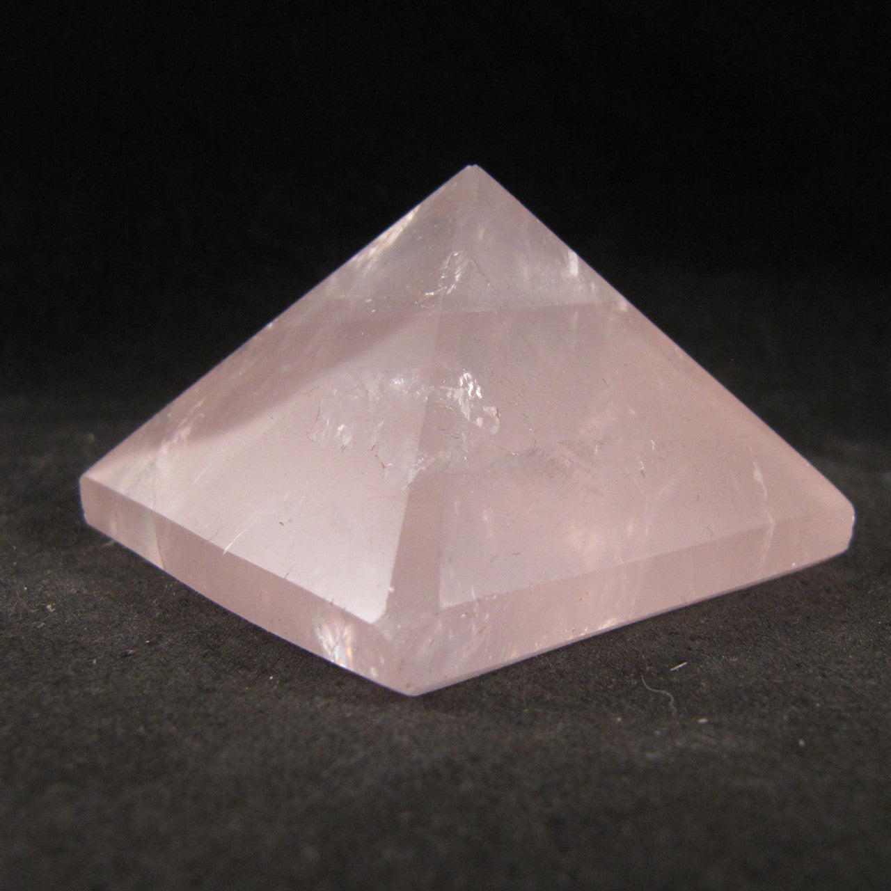 Beautiful Rose Quartz Pyramid to Attract Harmony and Peace