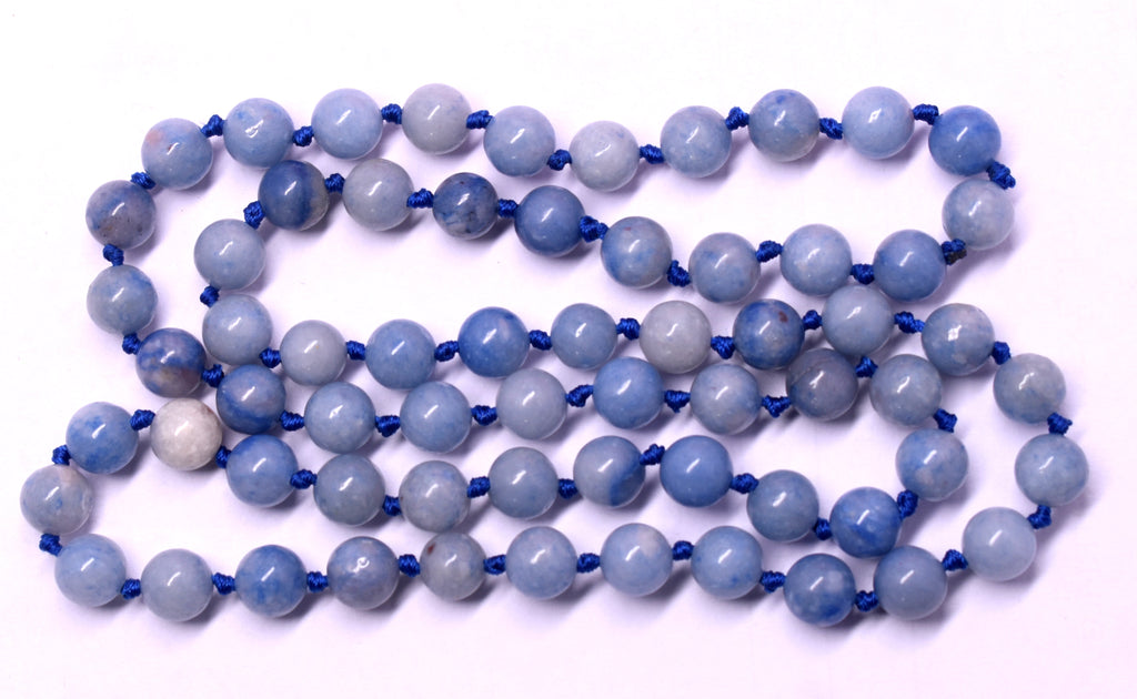  Blue Aventurine Bead Knotted Mala for Calmness and Emotional Healing – Supports Tranquility and Inner Peace #BlueAventurine #Calmness #EmotionalHealing #CrystalHealing #Mala