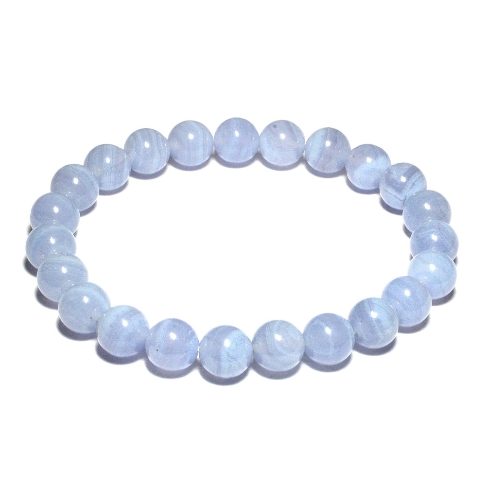 Blue Lace Agate Adjustable Bracelet