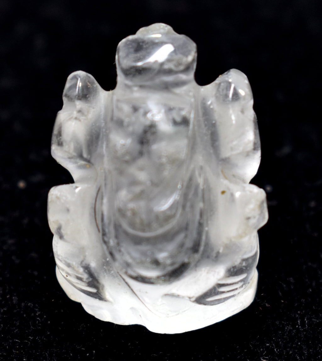 Crystal Ganesh - Lord Ganesh Statue, Crystal Carving, Home Decor, Healing Crystals